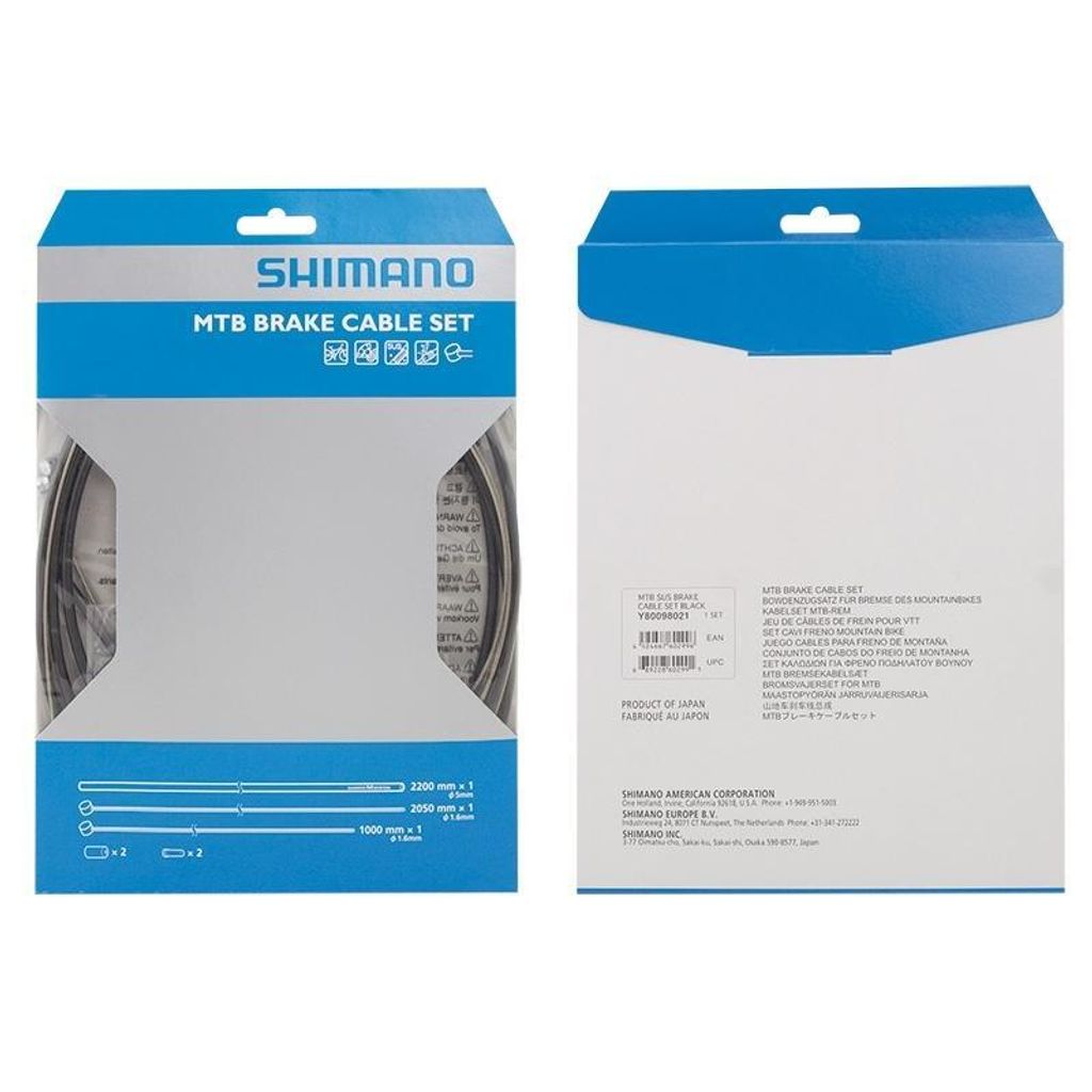 Set di tubi freno Shimano Y80098021 nero Y80098021 Immagine del prodotto 