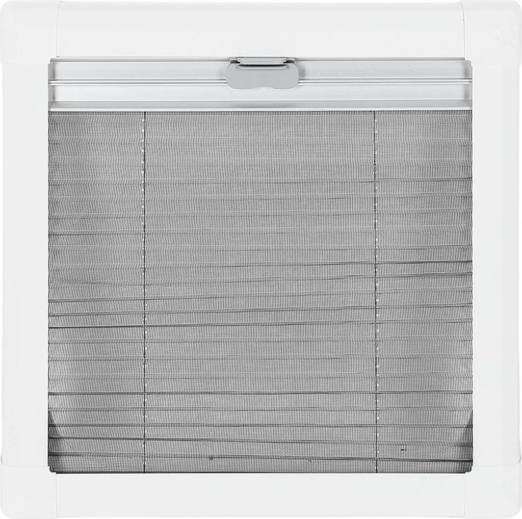 Fenêtre camping-car à ouverture 75° avec 3 modes et cadre aluminium noir