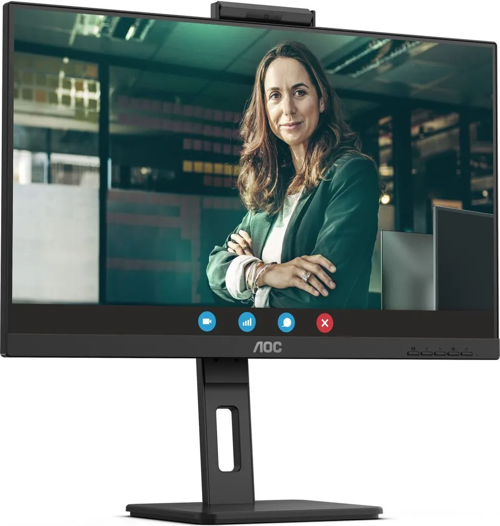 AOC 24P3QW Écran 24 pouces IPS Webcam Windows Hello et Double HDMI DP - 4