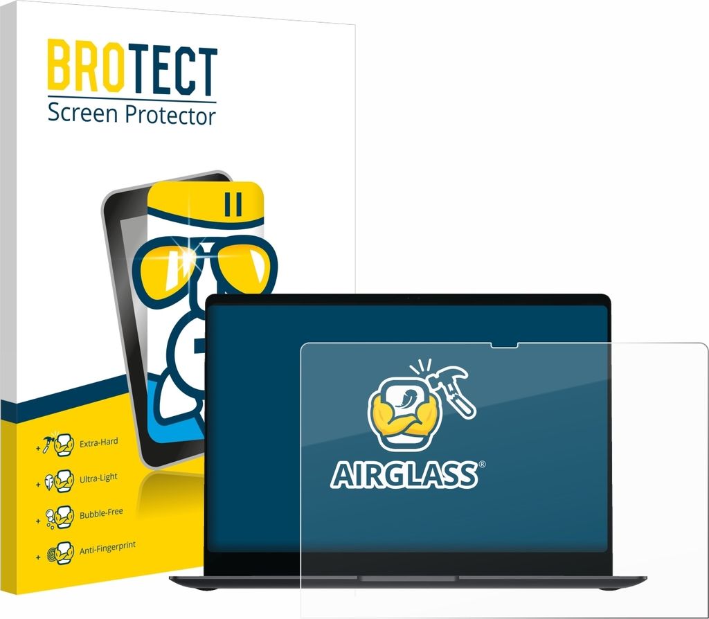 BROTECT Schutzglas für Samsung Galaxy Book4 Pro 16" Schutzfolie Panzer Folie Glas Display Schutz klar