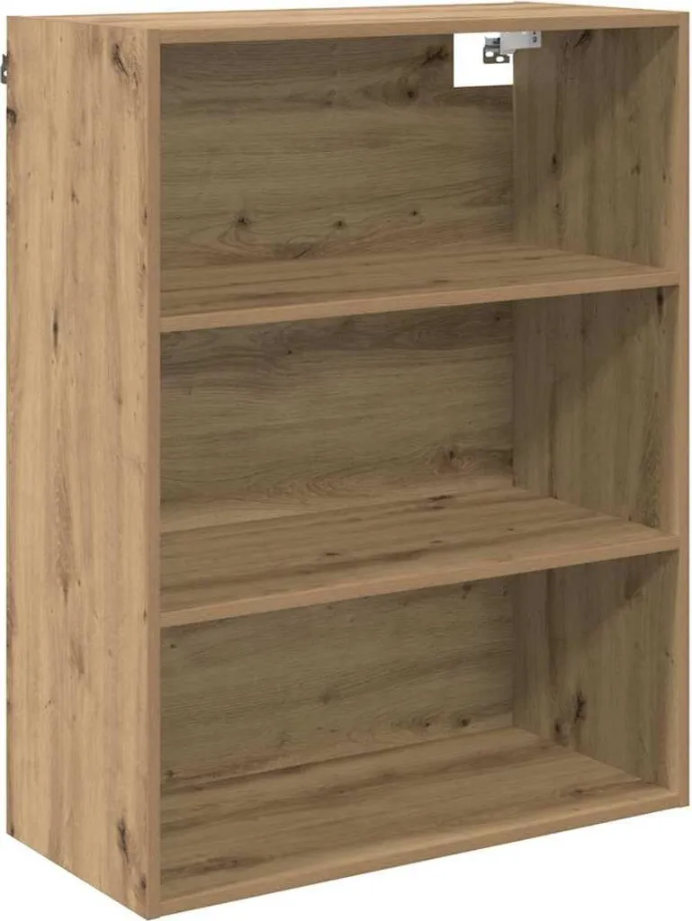 vidaXL Credenza rovere artigianale 69,5 x 34 x 180 cm Materiale a base di legno - 7