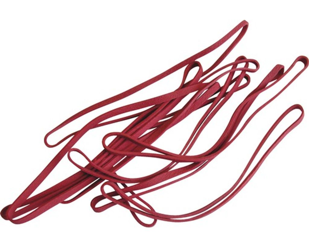 Gummibänder 150x4mm rot 20 St. Produktbild 