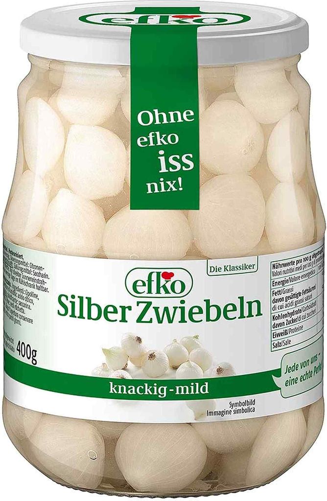 efko Silber Zwiebeln 720ml