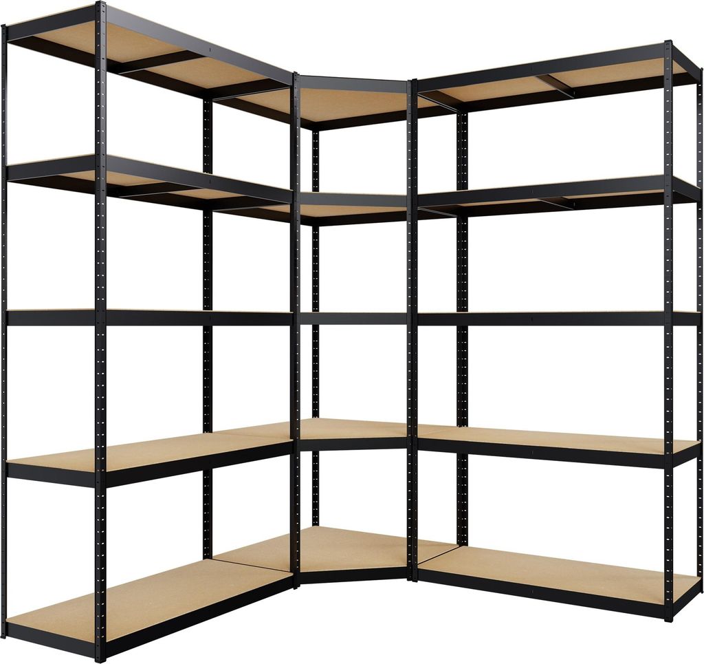 CLP 3er Regalsystem schwarz Produktbild 