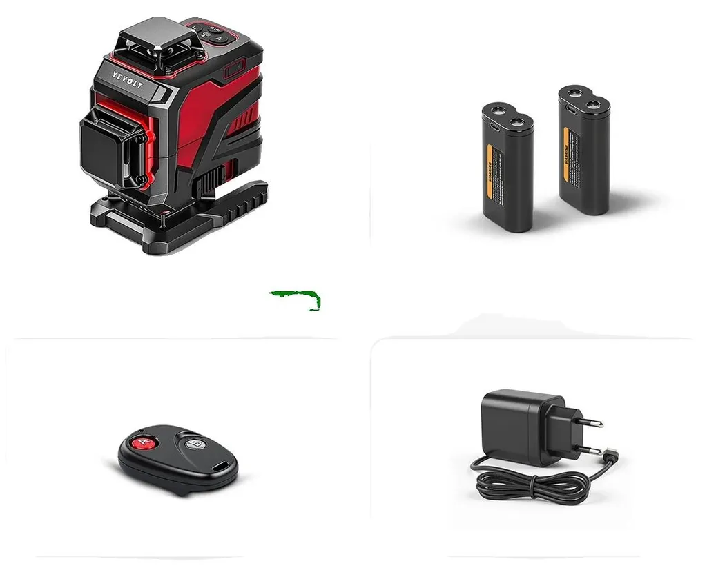 Niveau laser pour pose de carrelage et cloisons sèches YVGLL4XS16P3x2