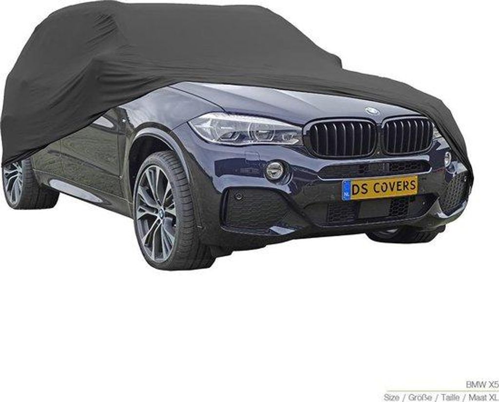 Premium Stretch Garagehoes für SUV/Jeep - Schwarz - Maß L - DS COVERS
