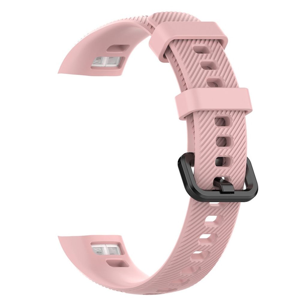 BStrap Silicone Line Armband für Honor Band 4, pink