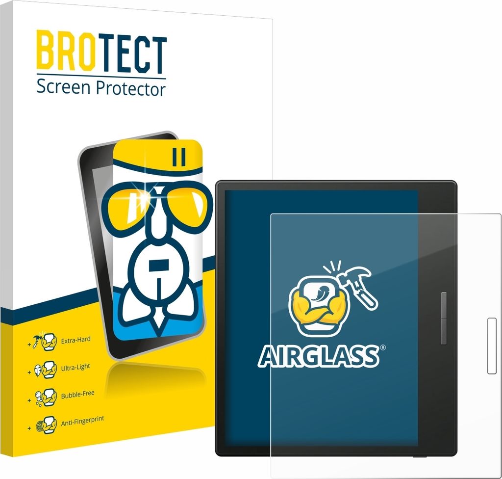 BROTECT Schutzglas für Boox Go Color 7 Schutzfolie Panzer Folie Glas Display Schutz klar