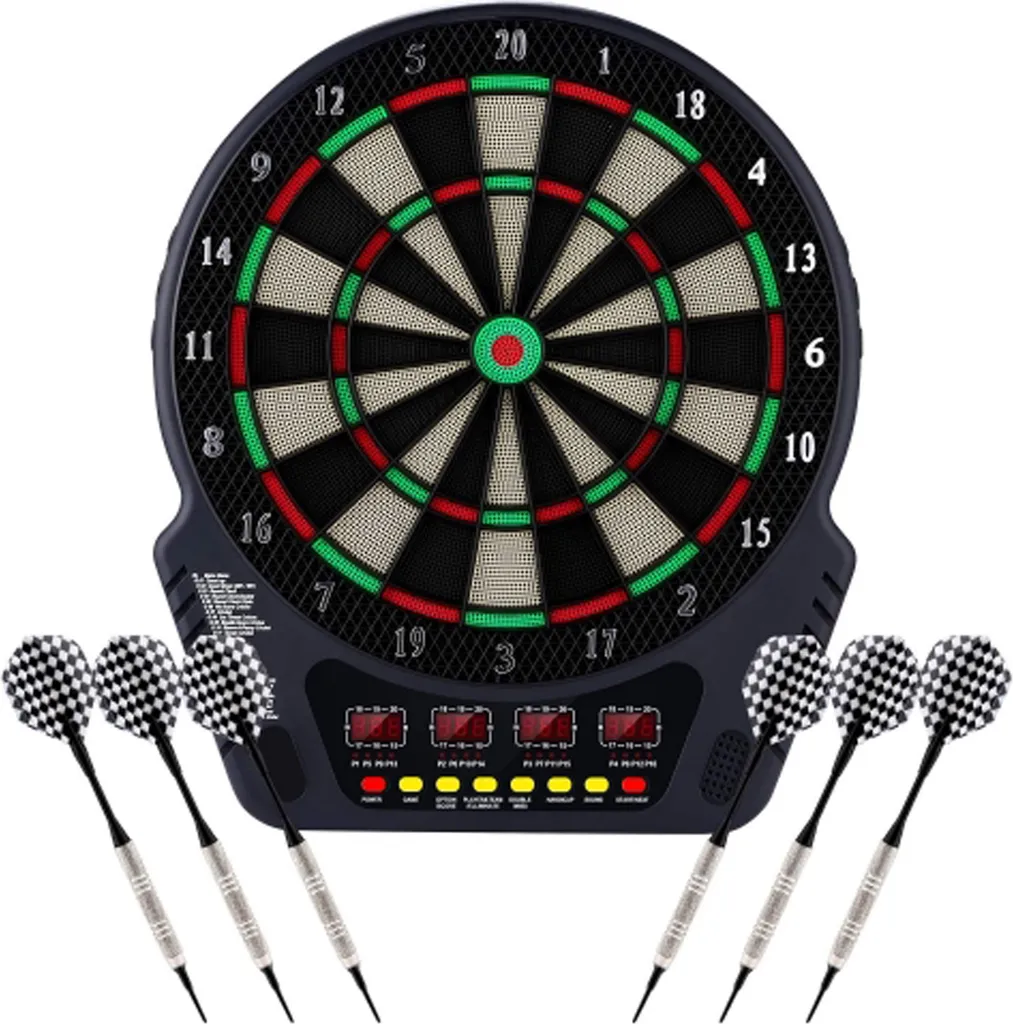 Jeu de fléchettes électronique automatique pour 16 joueurs et 27 jeux