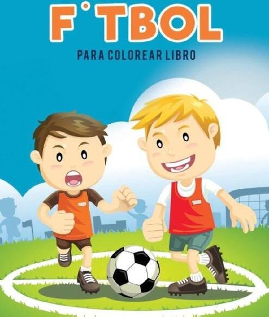 F¿tbol para colorear Libro
