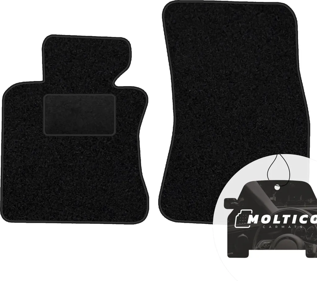 Tappetini Auto per BMW 6 E64 Cabrio (04-11) Velour Nero moto-MOLTICO