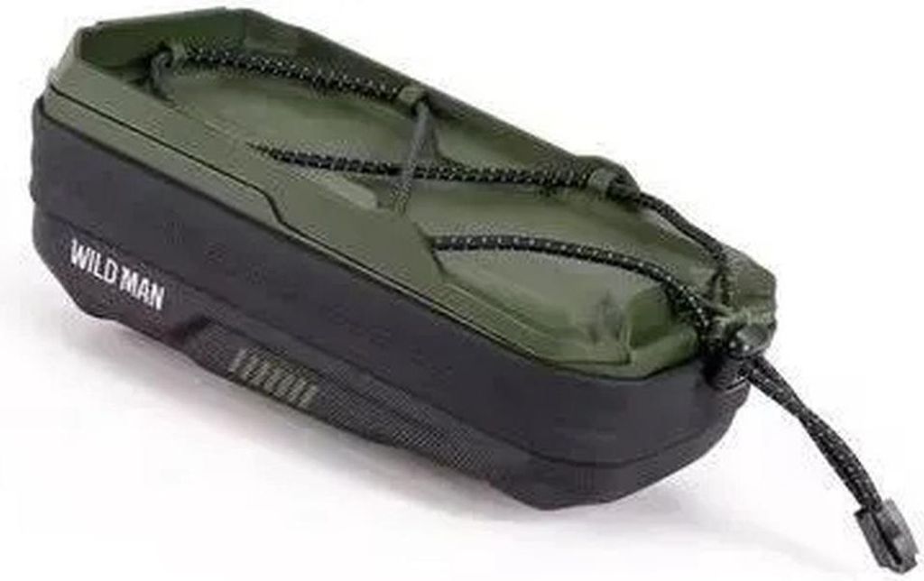 WILDMAN Reisetasche passend für Fahrradlenker mit Reißverschluss 0,6L (4"- 7") GX330 grün