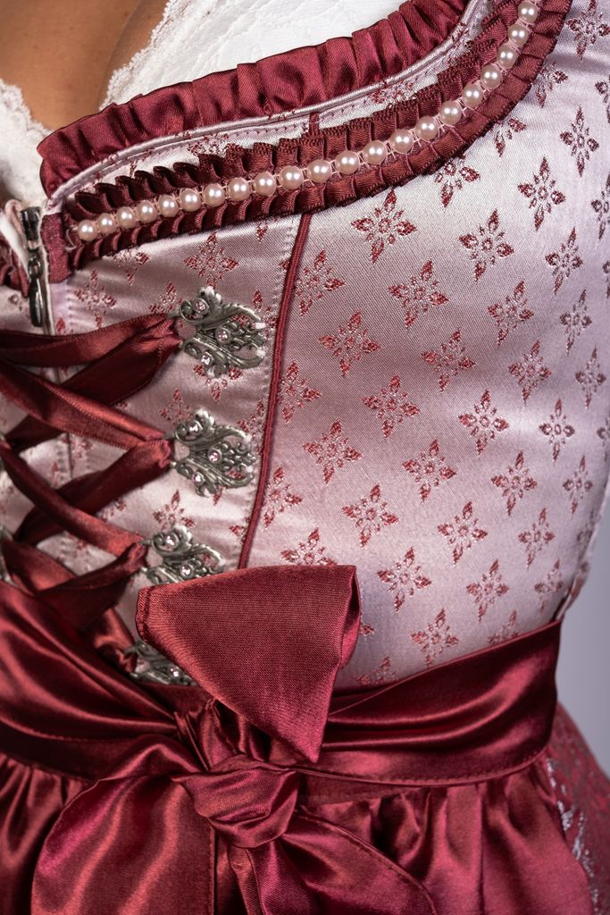 Trachtl Midi Dirndl Kerstin Bordeaux 44