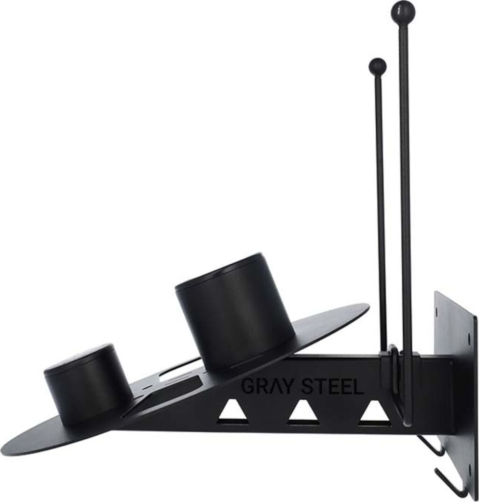 Gray Steel X7 Motorrad Garderobe, schwarz matt