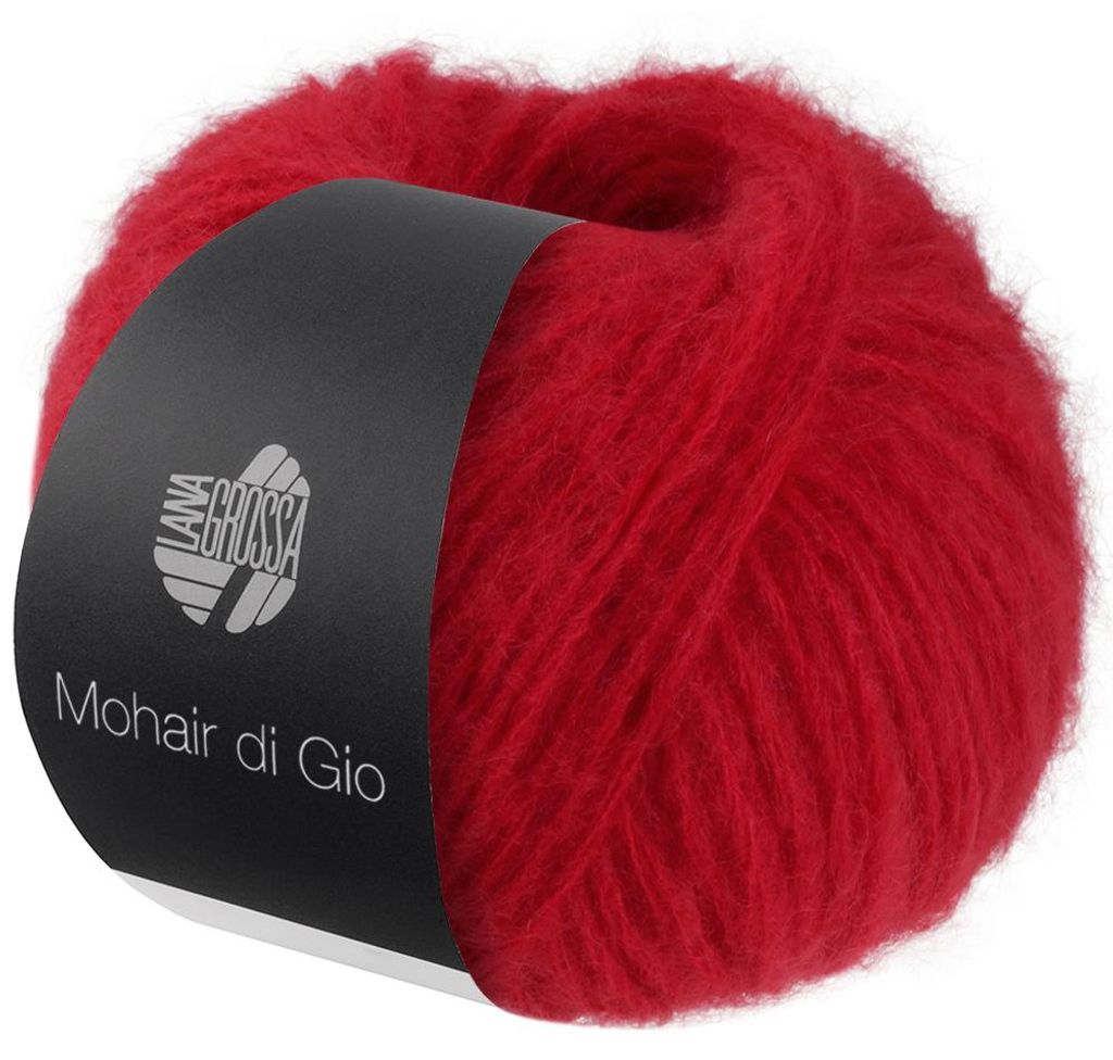 Lana Grossa - Mohair di Gio 0005 weinrot Produktbild 
