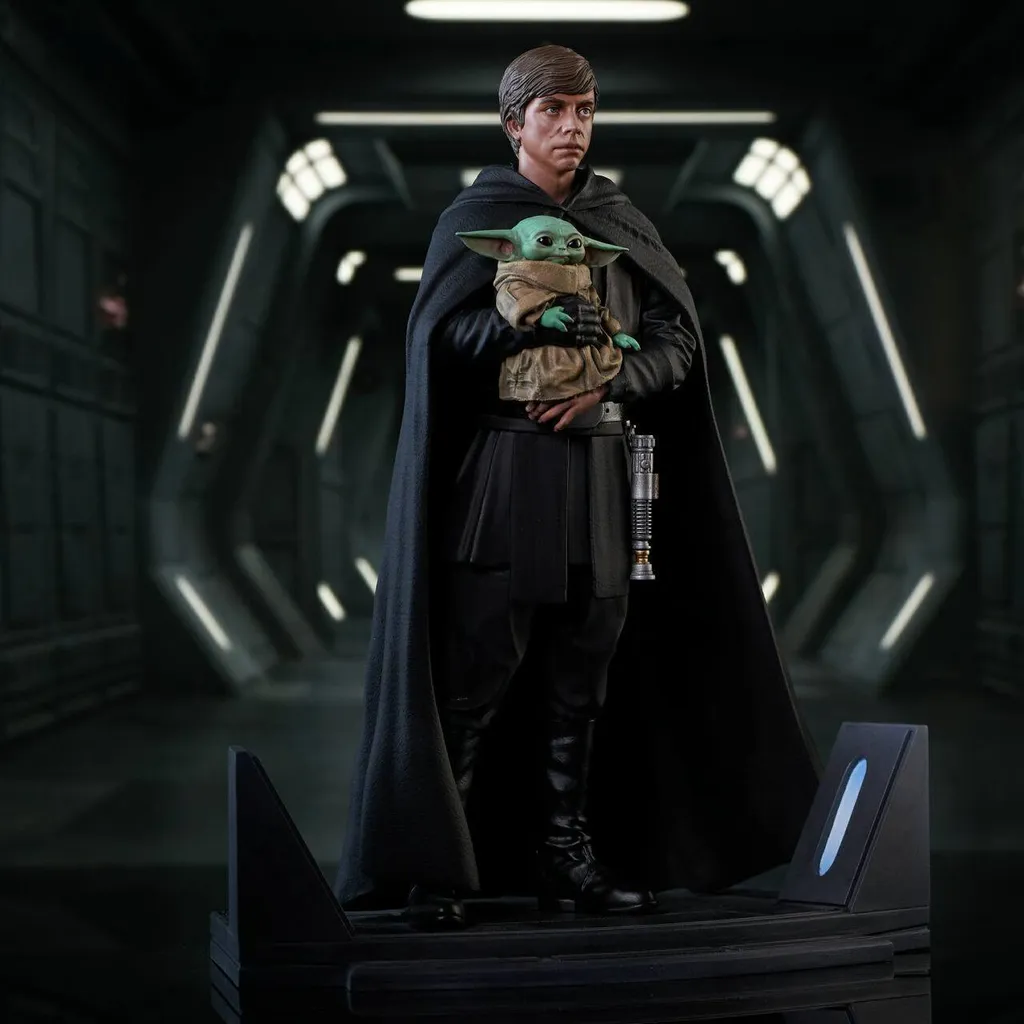Statue Luke Skywalker et Grogu 1/7 Star Wars : L'Excellence du Détail