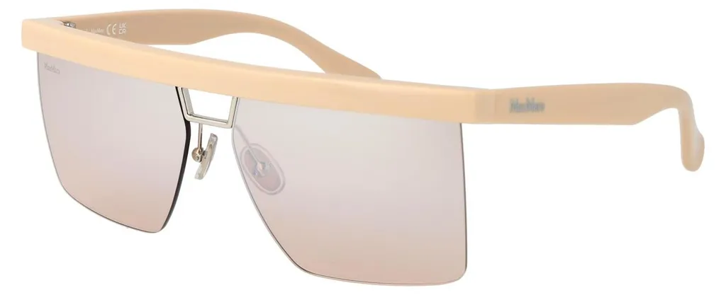 Max Mara MM0072 25L 60 : Lunettes de Soleil pour Femme de Luxe Ivoir