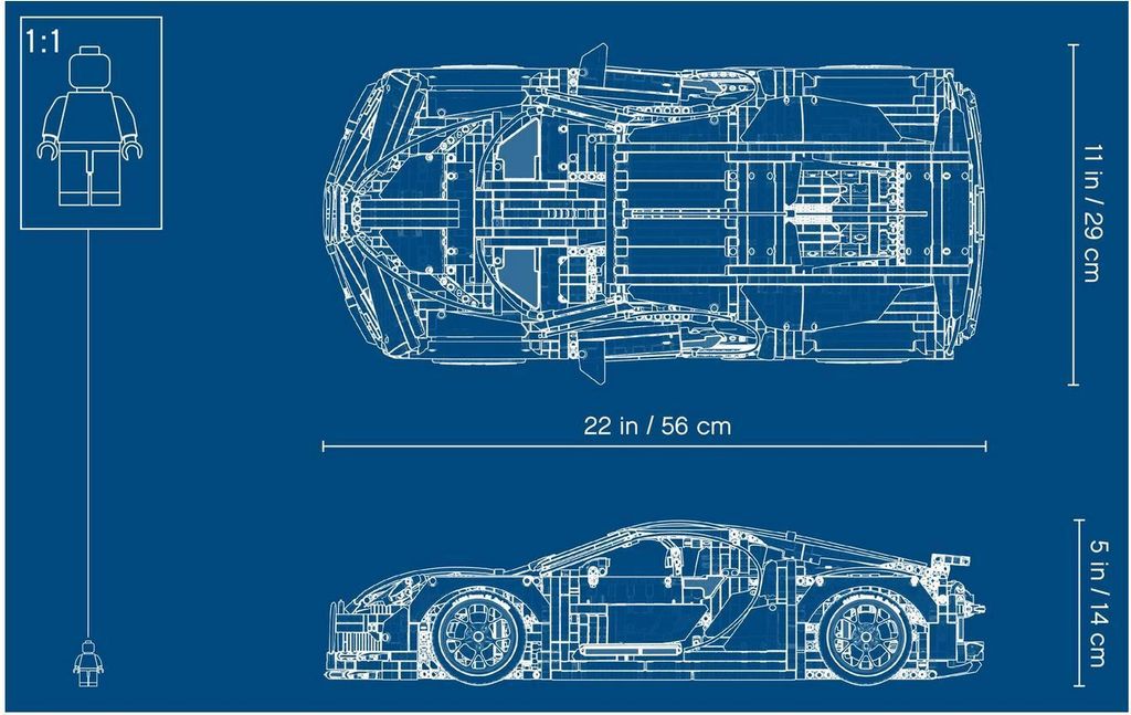 LEGO® Technic 42083 Bugatti Chiron Obrázok produktu 48