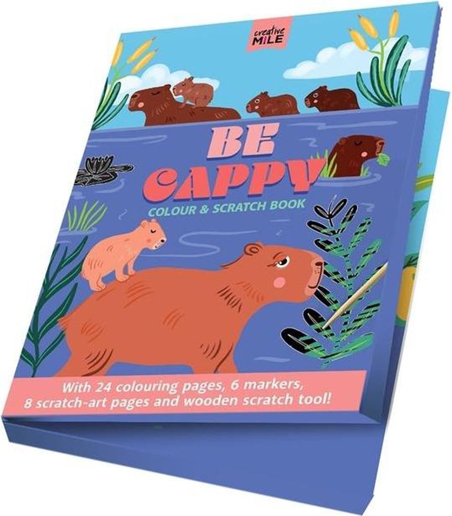 Be Cappy Colour and Scratch Book