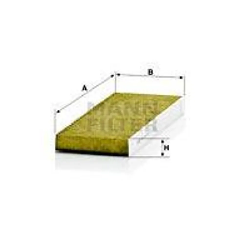 MANN-FILTER FP 26 013-2 Filtre d'habitacle OE 272771056R pour Latitude