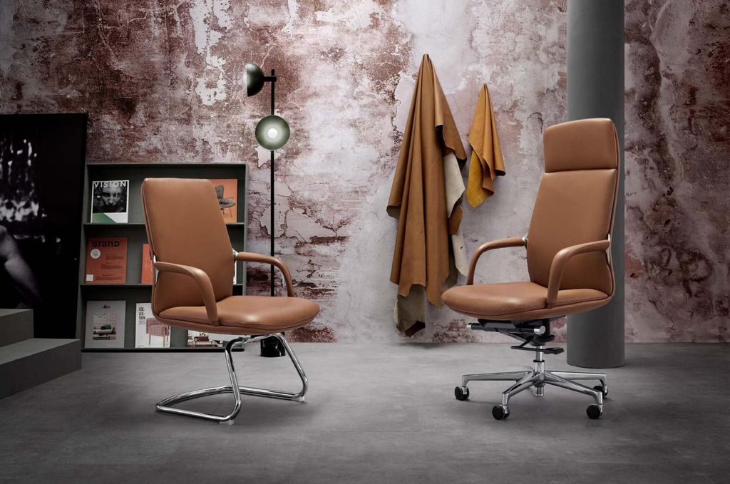 Kunstleder Sessel in Schwarz modern eleganter Sitzkomfort