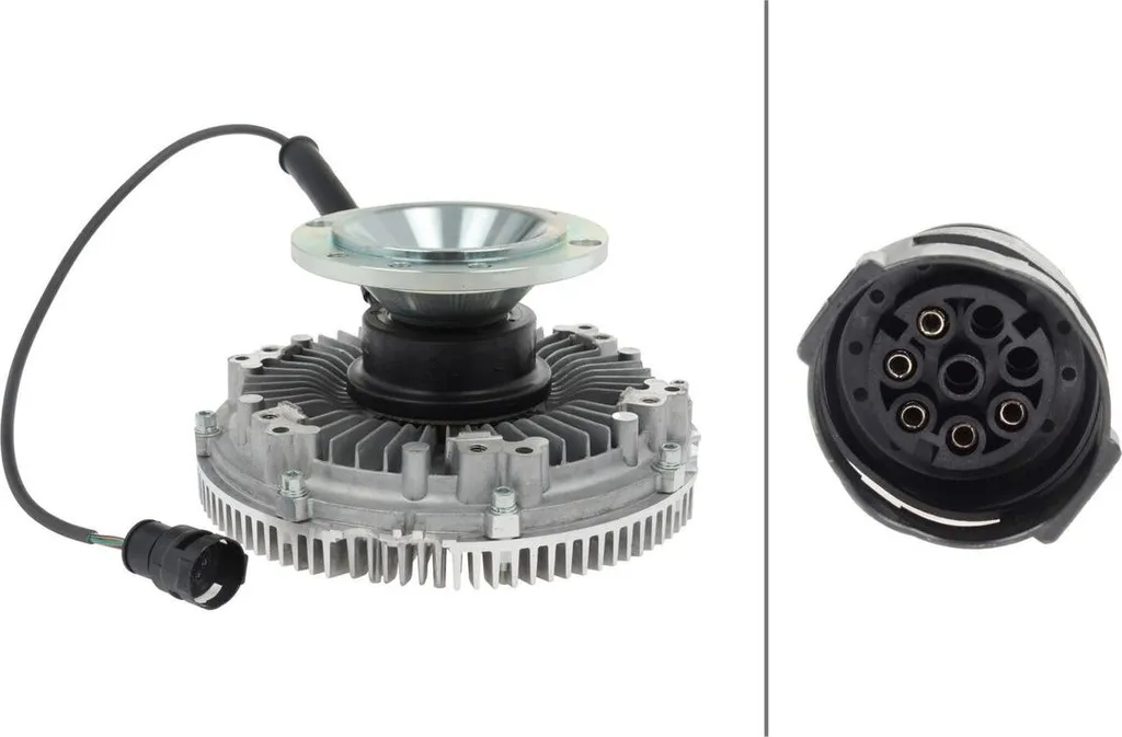 Système de refroidissement DAF CF avec embrayage ventilateur électrique