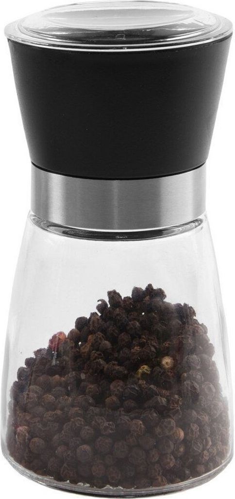 Orion Pfeffermühle Salzmühle aus Glas manuell 13 cm Produktbild 