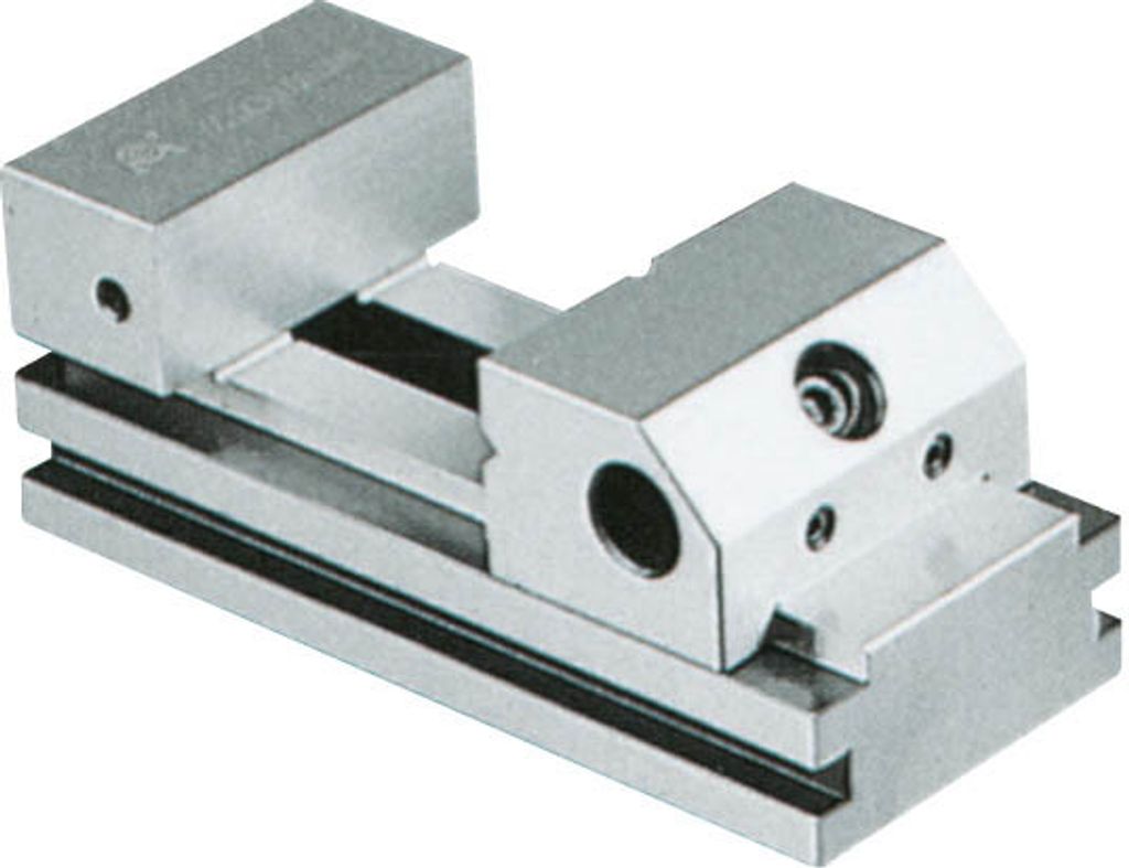 Schleif- und Kontrollschraubstock Spannweite 0-120 mm mit Schnellverstellung