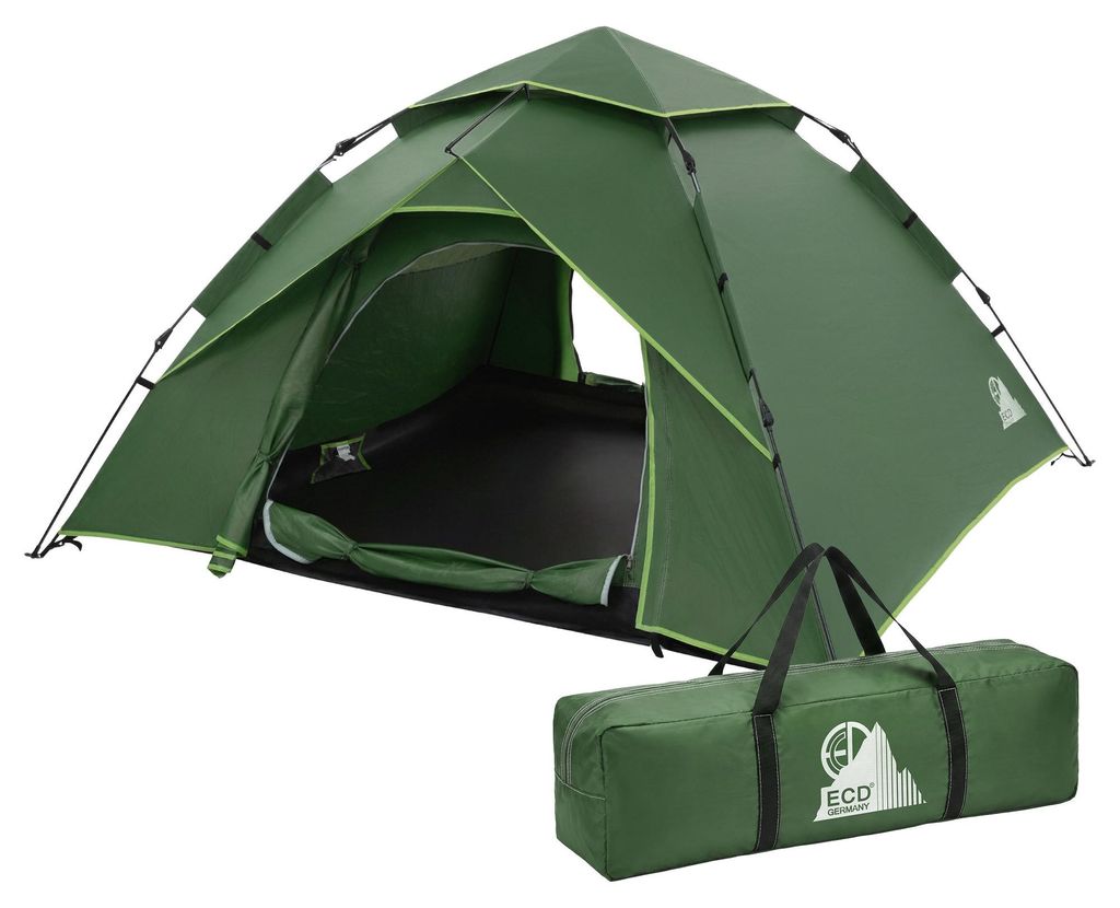 ECD Germany Pop Up Zelt wasserdicht für 4 Personen Camping Produktbild 