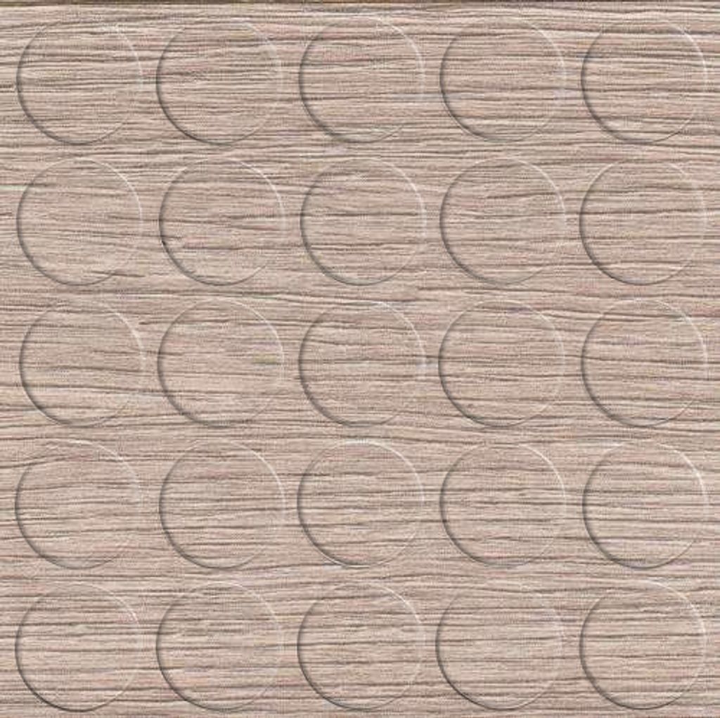 haggiy Selbstklebende Abdeckkappen für Möbel - Durchmesser 14 mm - 25 Stück - Möbelpflaster (Eiche Nabucco)