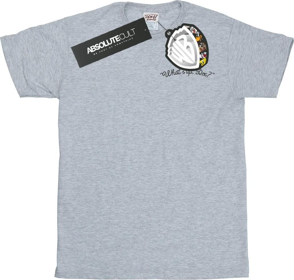 Looney Tunes - "What's Up Doc" T-Shirt für Herren BI34605 (XXL) (Grau)