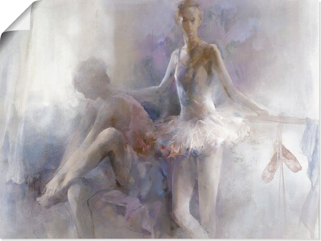 ARTland Poster Ballett-Mädchen Größe: 60x45 cm