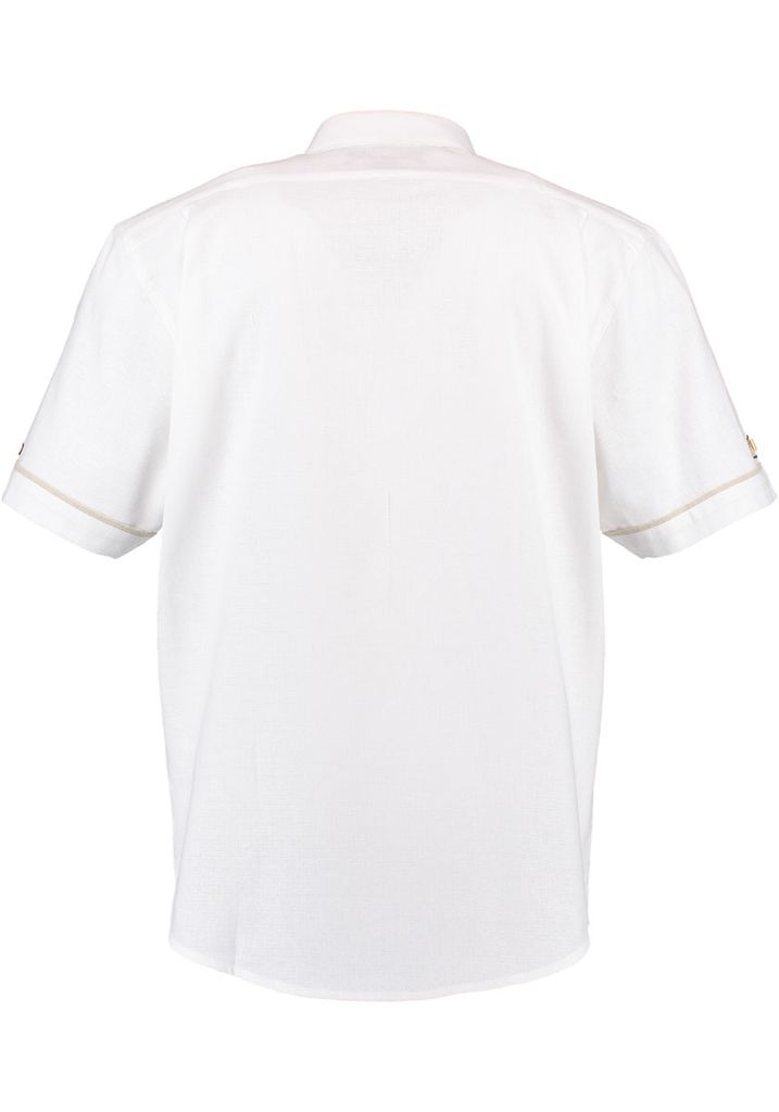 01-WEIß, OS Trachten Herren Trachten Hemd Regular Fit Kurzarm weiß 