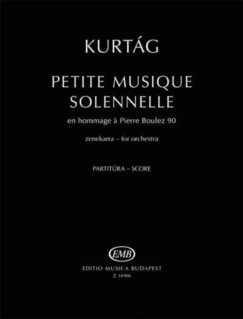 Petite musique solennellefor orchestra