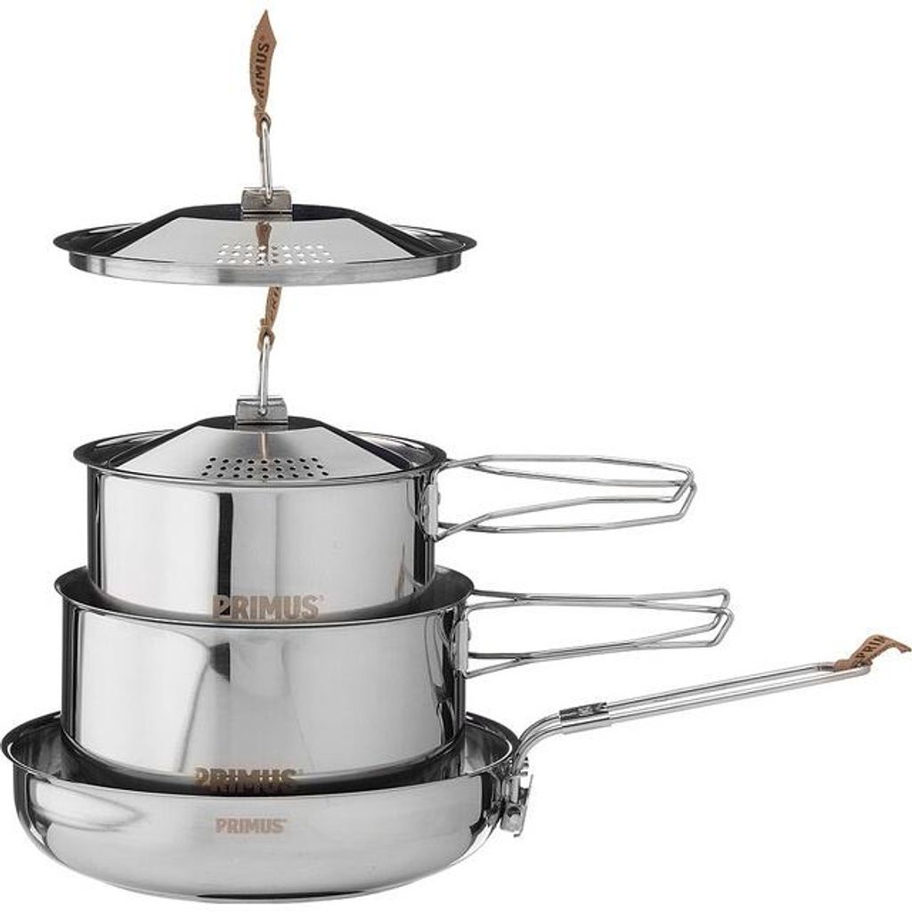 Primus Campfire S.S. Kochset Large – Edelstahl Produktbild 