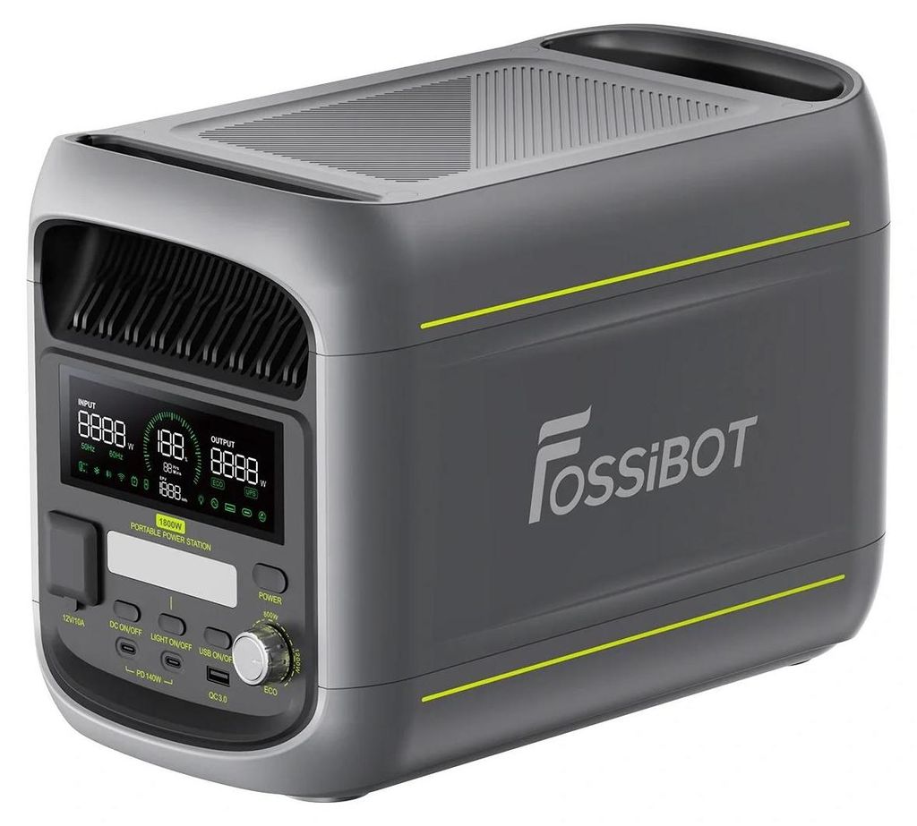 FOSSIBOT F1800 | 1800W 1024Wh | Przenośna stacja zasilania Zdjęcie produktu 