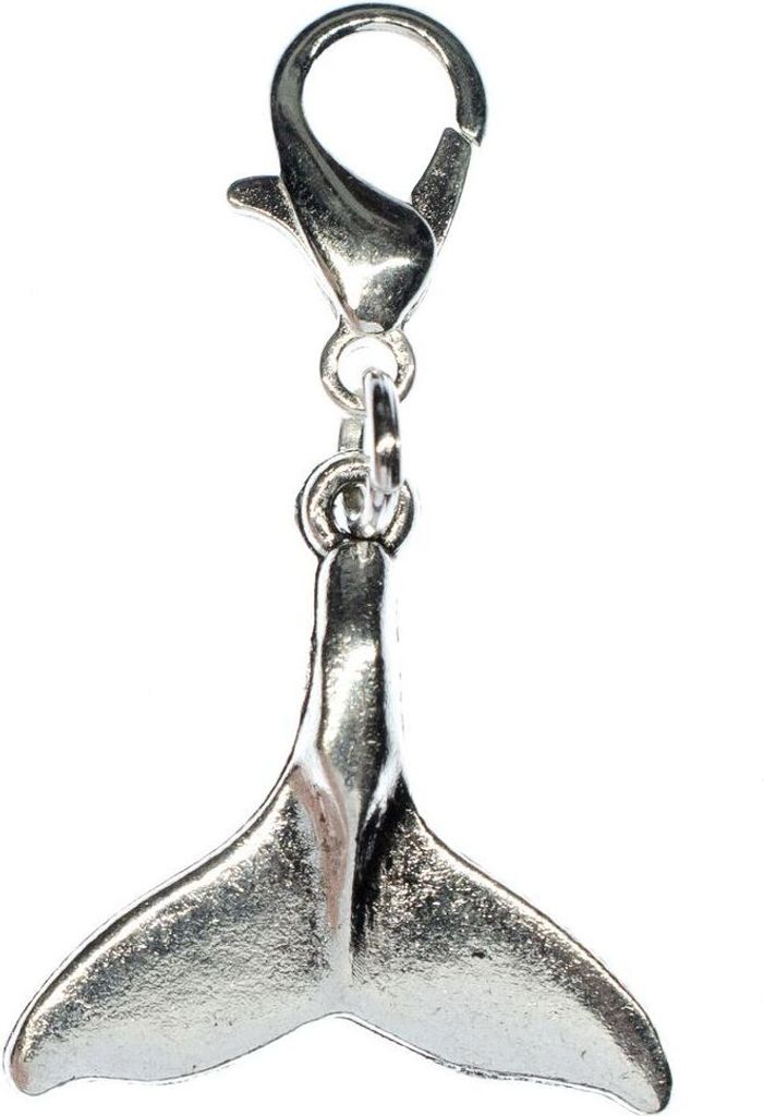 Walflosse Charm Miniblings Pull Anhänger Wal Walfisch Flosse Fisch Meer Delphin