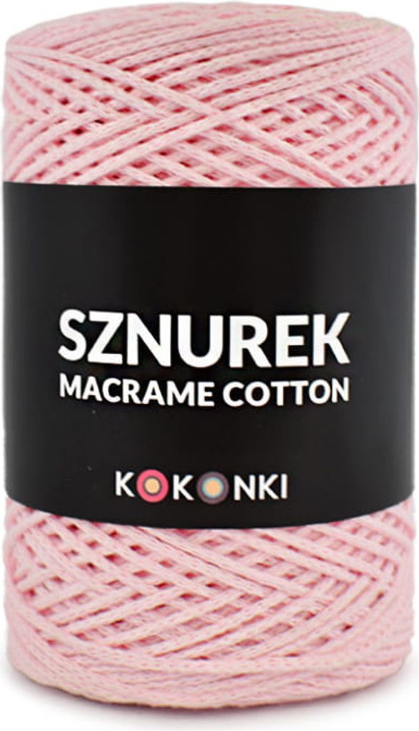 KOKONKI Macrame Baumwolle Baumwollkordel 2 mm 200 m Produktbild 