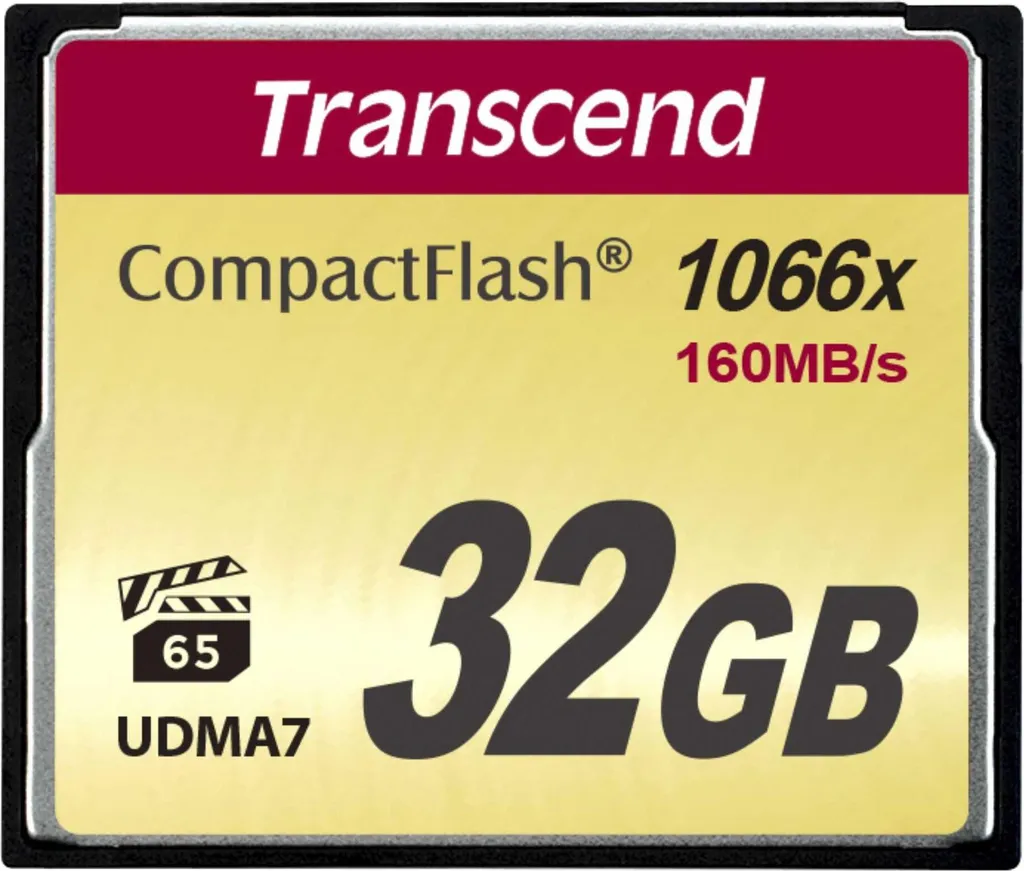 Memoria CF Transcend Ultimate 32GB 1000x - Garanzia a Vita