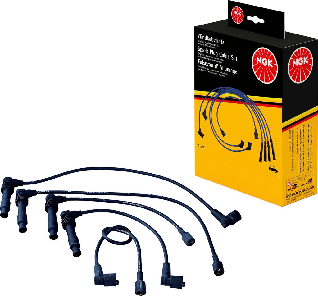 Zündleitungssatz 5 Kabel schwarz NGK Aftermarket-Expertise für u.a. OPEL ASTRA