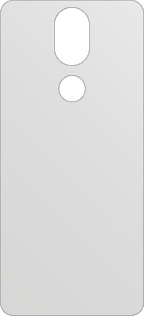 2x Schutzfolie für Nokia 8.1 Rückseite matt Displayschutzfolie Display Schutz