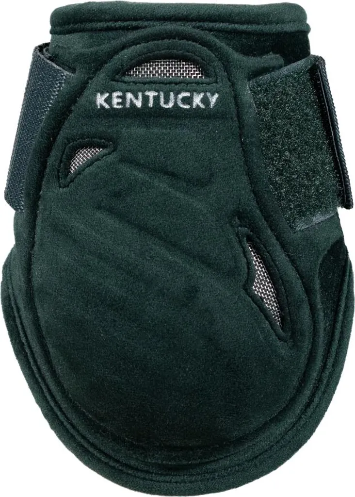 Joues Velvet vert foncé pour saut d'obstacles Kentucky Horsewear en L