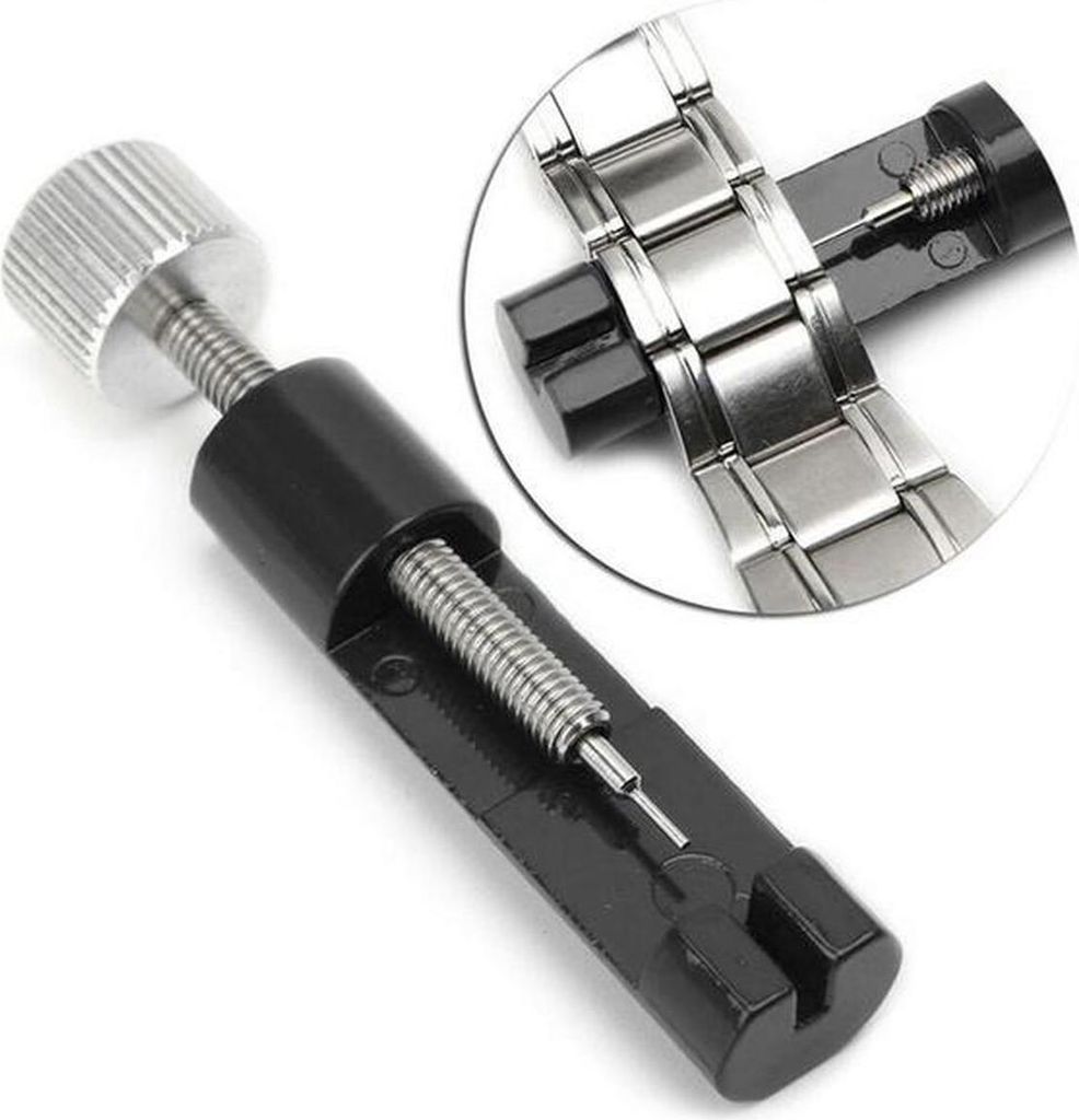 Jumada's – Uhrenarmbandverkürzer – Verbindungsstift-Entferner – Uhrmacherwerkzeuge – Schwarz