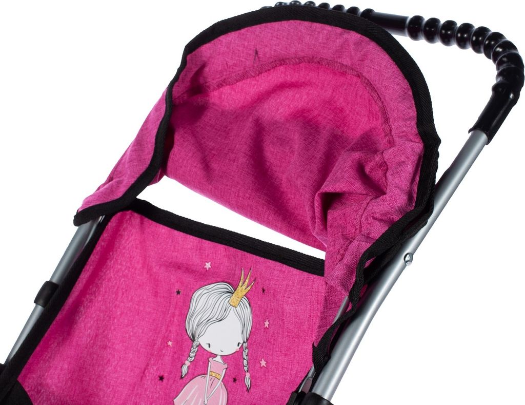 Kinderwagen für Puppen mit Verdeck Produktbild 3