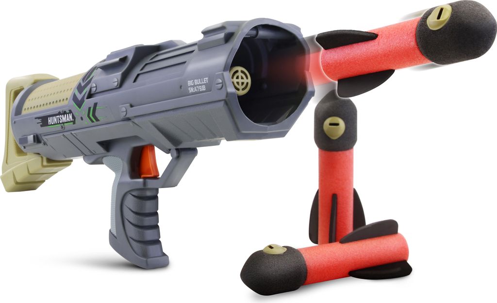 Huntsman Raketenwerfer Big Bullet mit 3 Geschossen 37 cm Produktbild 