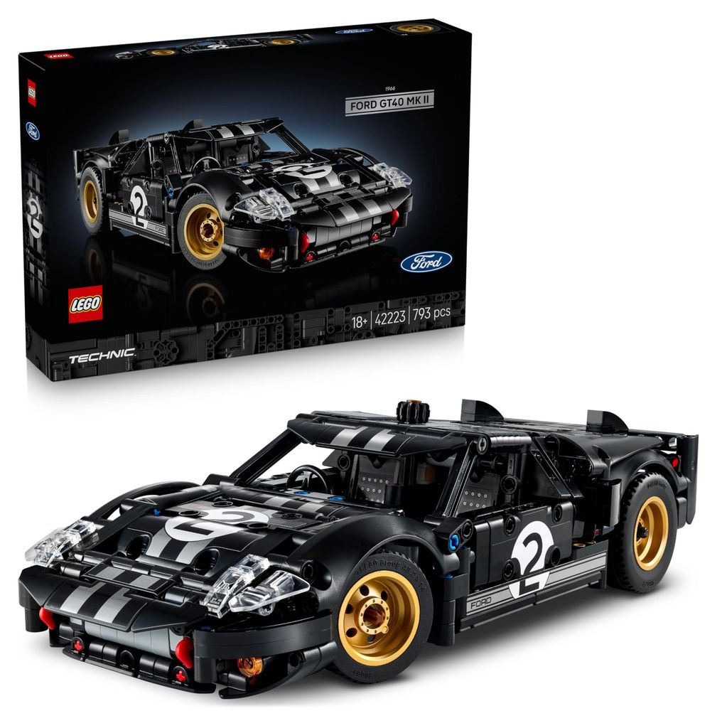 LEGO® Technic 1966 Ford GT40 MKII pretekárske auto 42223 Obrázok produktu 