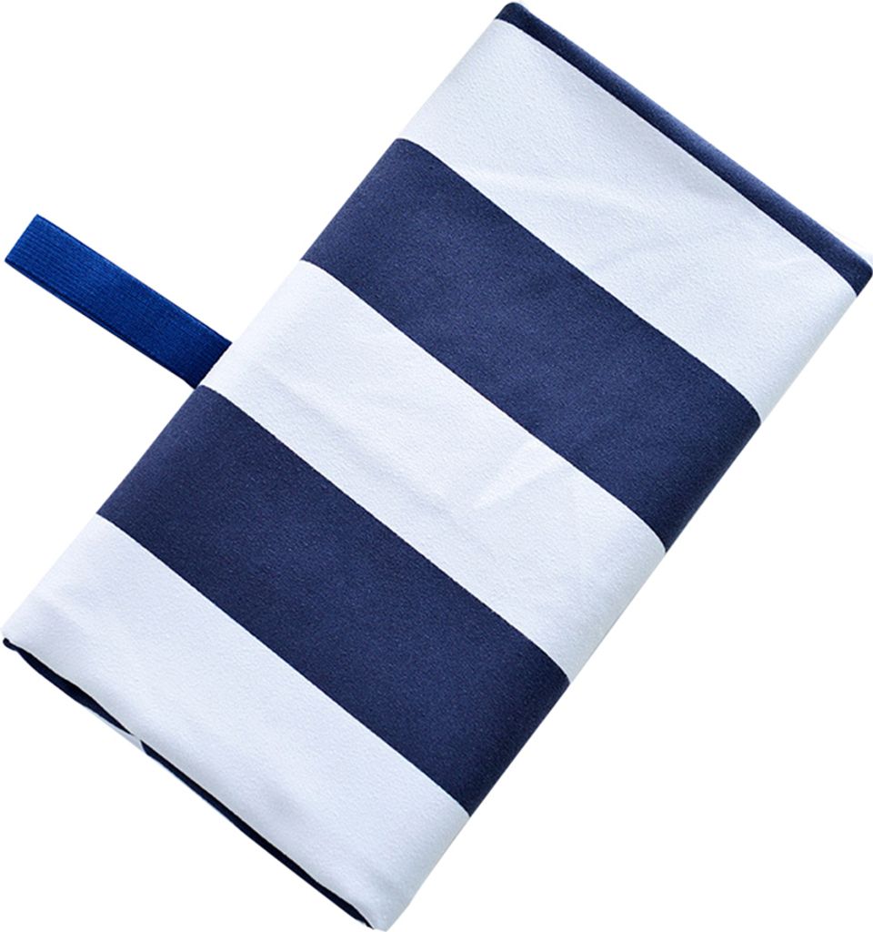 80x160 cm Mikrofaser schnell trocken gestreiftes weiches absorbierendes Fitnessspool Beach Badetuch-Purpurblau