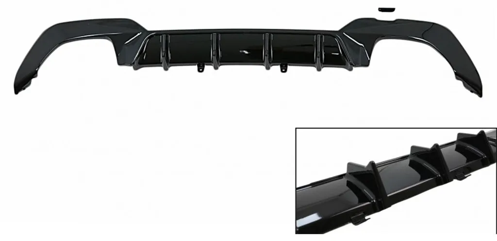 Relooking Arrière BMW Série 3 G20 : Diffuseur Noir Glossy Look M340i