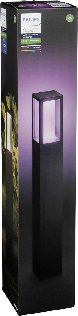 Philips Hue Impress LED Wegeleuchte schwarz