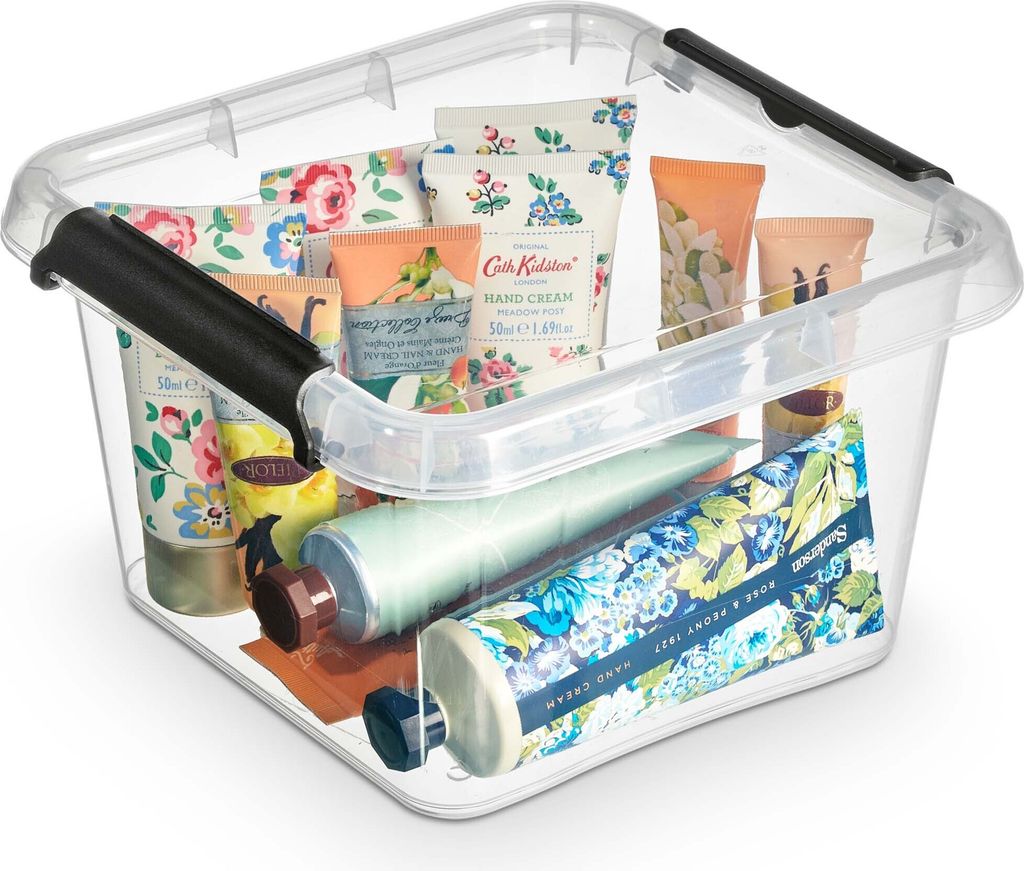 Plastový Úložný Box S Víkem Uzavíratelný Krabicka Organiser Obrázek produktu 
